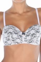 Miorre Pulveris Wireless Capless Lace Bralette  - POWDER