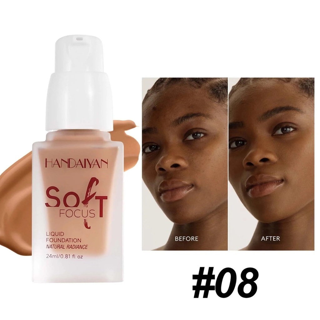 Handaiyan Soft Focus Liquid Foundation HLF 08 24ml