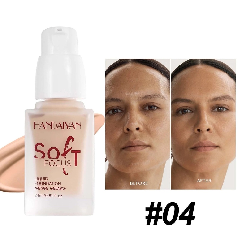 Handaiyan Soft Focus Liquid Foundation HLF 04 24ml