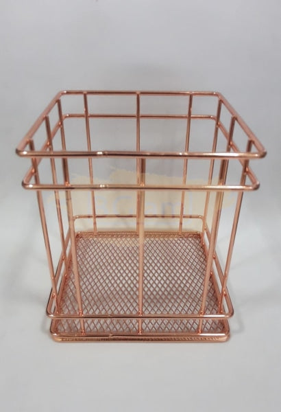Brush Holder Square - Rose Gold