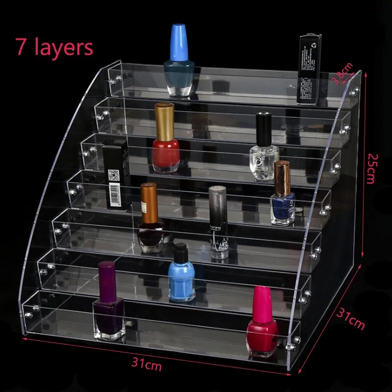 Nail Polish Display Stand 7 Tiers