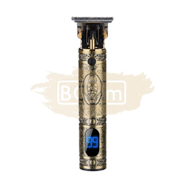 USB Rechargeable Electric Cordless Hair Trimmer with LCD Display