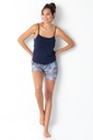 Miorre Women's Short Pajamas Set  - NAVY BLUE