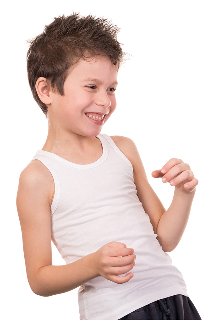 Miorre 100% Cotton Comfort Boy Undershirt  - WHITE