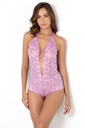 Miorre Lacy Bust and Back Decollete Babydoll  - ORCHID