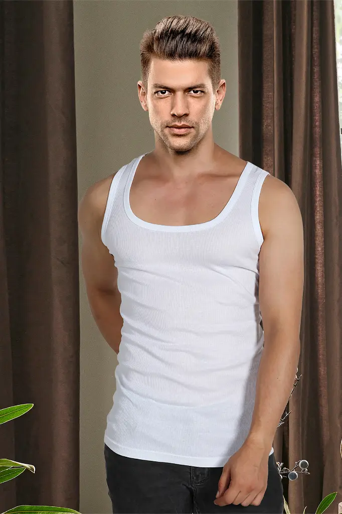 Miorre Camisole Male Athlete  - WHITE