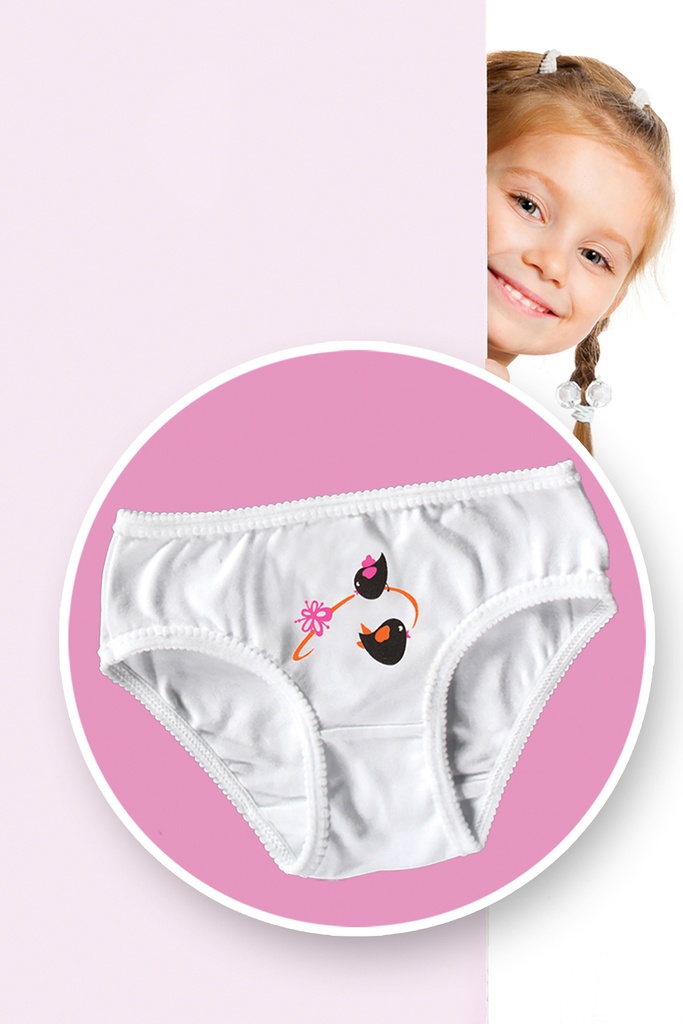 Culotte Fille Miorre - BLANC