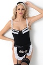 Miorre Fancy Maid Costume  - BLACK