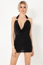 Robe courte décolletée Miorre - NOIR