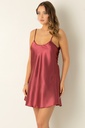 Miorre Thin Strap Mini Satin Nightgown PLATO