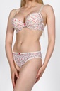 Miorre Non-wired Lace Cotton Combed Combed Bustier  - PATTERNED