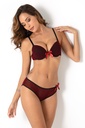 Ensemble soutien-gorge push-up rembourré à pois dorés Miorre - NOIR