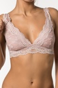 Miorre Push-Up Padded Lace Bra Set  - POWDER