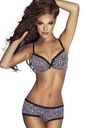 Miorre Push-Up Padded Strapless Bra Set  - LEOPARD