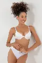Miorre Unfilled Hollow Bra  - WHITE