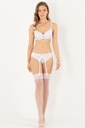 Miorre Unfilled Hollow Bra  - WHITE