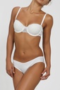 Miorre Unfilled Hollow Lace Bra Set  - ECRU