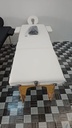 Portable Massage Spa Bed 180*60cm | Wood | 3 Zones | Grey
