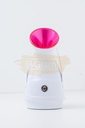 Facial Steamer with handle - White/Fuchsia