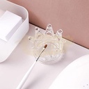2 in 1 Crown Dappen Dish & Nail Art Brush Holder