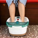 Foot Spa Bath Massager with Heat - Green/White