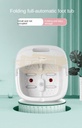 Foldable Foot Tub with heat & massage rollers (No bubble massage function. No remote)