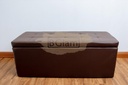 Ottoman with storage - Dark Brown