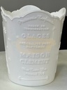 Patisserie Confiserie Brush Organizer Round - White