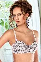 Soutien-gorge sans armatures en dentelle Miorre Pulveris - POUDRE