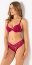 Ensemble soutien-gorge push-up rembourré en dentelle Miorre - VIOLET